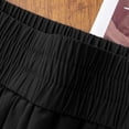 thumbnail image 6 of Amkhujs Flowy Skirts for Women Elastic High Waist Elegant Long Skirt with Pockets Casual Going Out Summer Skirt,Black,L, 6 of 8