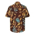 thumbnail image 6 of Yieetim Hawaiian Shirts For Men, Summer Short Sleeve Small V-Neck Button Down , Quickly Dry Vintage Print Short Sleeve Shirts, Tropical Holiday Beach Stylish, Board Shirts For Surfing M, 6 of 7