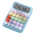 thumbnail image 5 of Handheld Mechanical Button Calculator Desk Calculator for Office Home School Blue, 5 of 8