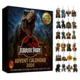 thumbnail image 1 of New Calendar Christmas Dinosaur Advent 2025 Acrylic Advent Calendar for 24 Days, 1 of 3