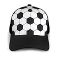 thumbnail image 3 of Xecao Soccer Ball print unisex vintage washed baseball cap, a soft and adjustable hat perfect for any casual style., 3 of 5