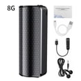 thumbnail image 1 of Grabadora de audio Dispositivo de grabación de voz con reducción de ruido HD resistente al agua Recogida de audio recargable, 8GB kenally EL000803-01, 1 of 2