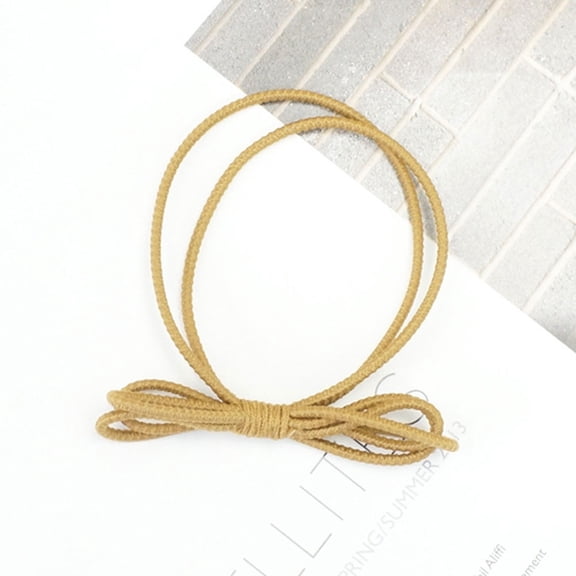 TABLZONE 6Pcs Bowknot Hair Ties Elastic Ponytail Holder for Everyday Wear