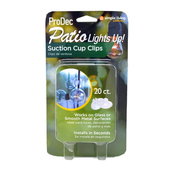 Simple Living Solutions 20ct Suction Cup Clips