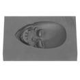 thumbnail image 4 of Miangastore Graphite Ingot Mold High Density Casting Mold Skull Shaped Silver Graphite Ingot Mold, 4 of 8