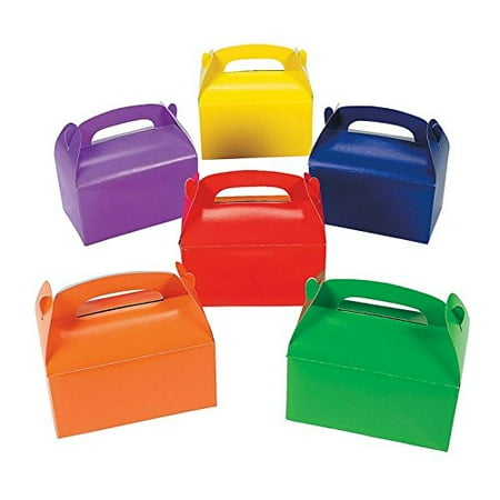 Bright Color Treat Boxes (12 pack) 6 1/4
