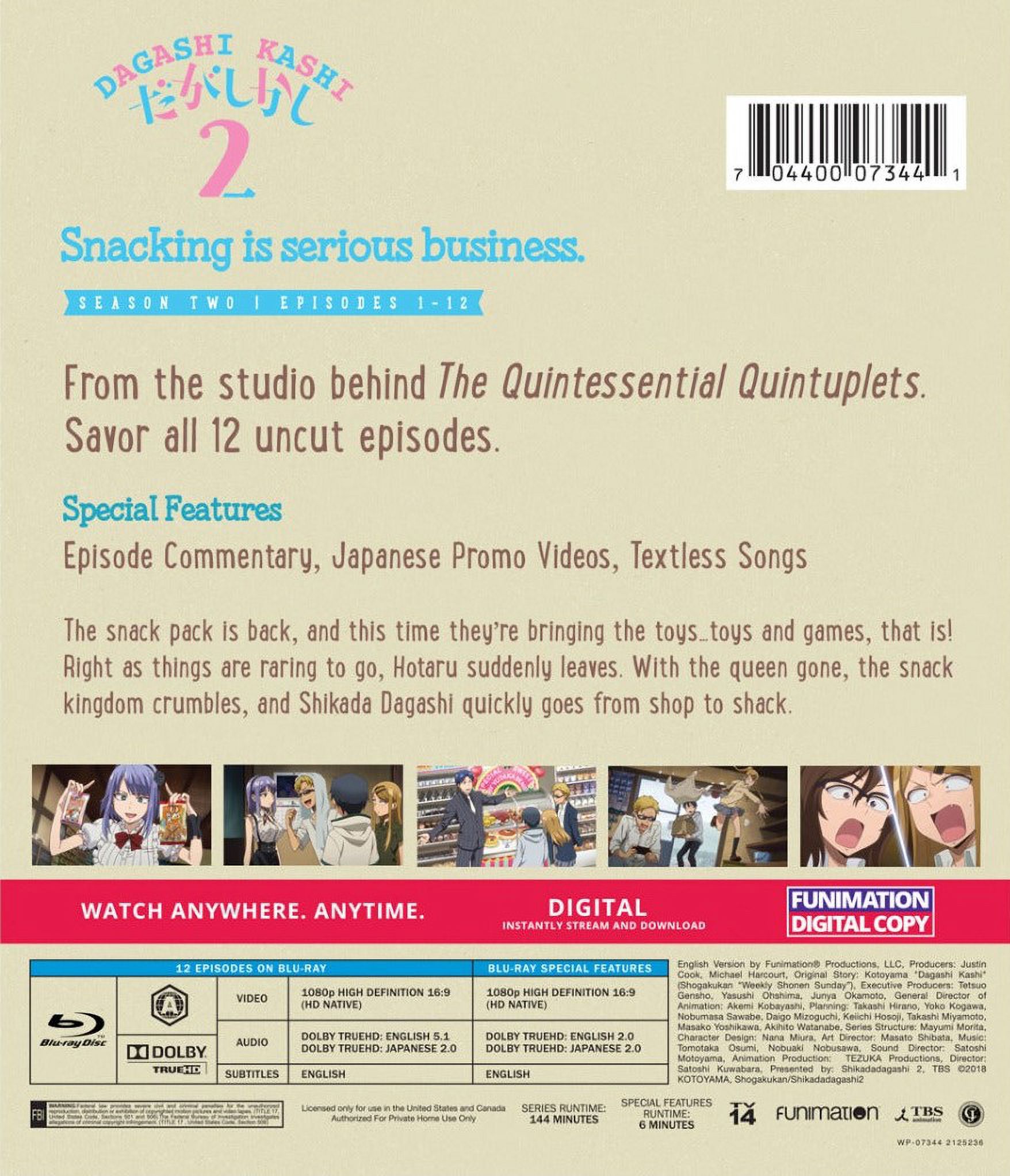 New Dagashi Kashi: Season Two (Blu-ray + Digital) - Walmart.com