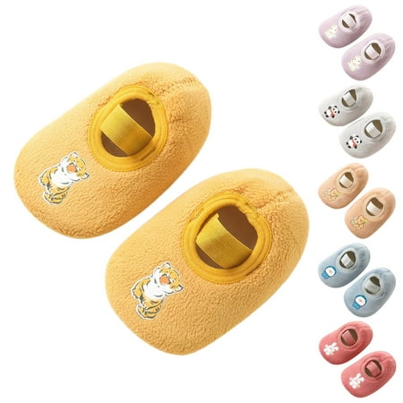 

LYCAQL Toddler Shoes Autumn Children Toddler Boys And Girls Socks Shoes Floor Sports Shoes Non Slip Light Toddler Boy Winter Shoes (A 5 )