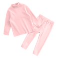 thumbnail image 4 of kamemir Girls Two Piece Outfits Girl Clothes Long Sleeve Fall Winter Clearance Baby Girl Clothes Outfits(1T-Light Pink,12-18 Months), 4 of 5