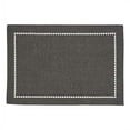 thumbnail image 5 of Fennco Styles Solid Color Laser-Cut Hemstitch Design Table Placemats 13" W x 19" L, Set of 4 - Classic Table Mats for Dining Table Décor, Banquets, Holiday, Family Gathering and, 5 of 13