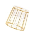 thumbnail image 1 of maskred Minimalist Metal Wire 3D Geometric Flower Vase Contemporary Plant Pot Gold line 1Set, 1 of 6