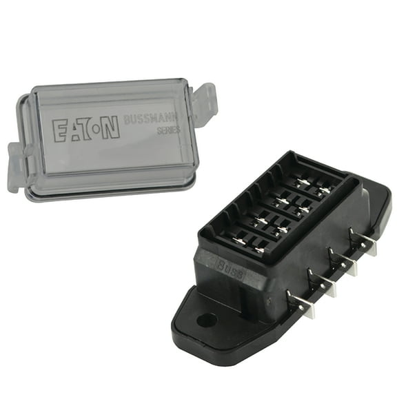Seachoice 11276 Splash Proof ATC Fuse Block, 4 Terminal