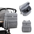 thumbnail image 2 of SPEKSEE Diaper Backpack, Multifunction Waterproof Diaper Bags with Stroller Straps, Travel Essentials Stylish Back Pack for Mom Dad, 2 of 8