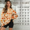 thumbnail image 6 of HELLHERO Flower Butterfly Print Women Sweater Long Sleeve, Casual Oversized Crewneck Pullover Sweatshirt Fall Fashion 2025 Size M, 6 of 7