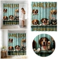 thumbnail image 2 of TIELUTT A Witty and Humorous Bathroom Curtain Embroide Shower Curtain Curtains for Small Windows in Bathroom Extra Long Shower Curtain Liner 84 Inches Long Tall Shower Curtain Shower Hang Line, 2 of 5