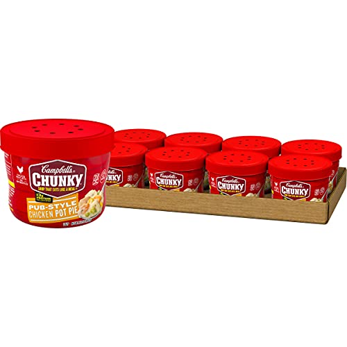 Campbell's Chunky Microwavable Soup, PubStyle Chicken Pot Pie Soup, 15