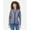 Classic Navy/ White, variant on CORE365 CE72W Women's Venture Heathered Stripe Full-Zip-BLACK/ WHITE-M