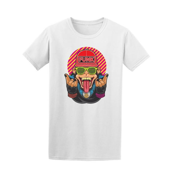 Funny Funk Monkey Tee Men's -Image by Shutterstock
