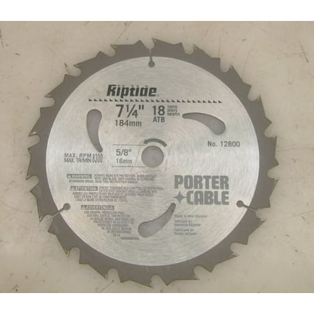 

Porter-Cable Tools Circular Saw Blade 892-828 Riptide 7-1/4 18 Tooth PC-892828