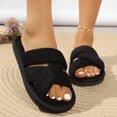 thumbnail image 4 of Willtoo Women's Cross-band Slippers 2026 All Season House Shoes for Women Indoor/Outdoor, 4 of 6