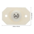 thumbnail image 4 of KAKOWELY Roulettes Adhésives 16 Pcs Roulettes Autocollantes Roues Mini Roues Rouleau pour Bacs de Rangement Boîte Étui 1.89"X1.1"X0.51 Pouces, 4 of 4
