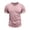 Pink, variant on FRSASU Men's Casual Cotton T-Shirts V Neck Fashion Casual Short Sleeve Gym Athletics T-Shirts Pink