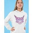 thumbnail image 2 of Ethnic Lynx Design Hoodie Women -Image by Shutterstock, Female Medium, 2 of 4