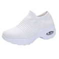 thumbnail image 2 of Mostsola Sneakers for Women Slip on Sock Shoes with Arch Support Knit Mesh Platform Walking Shoes, 2 of 9