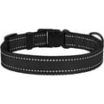thumbnail image 4 of Reflective Dog Collar Safety Nylon Collars for Small Dogs Puppy with Buckle, Black, 4 of 6