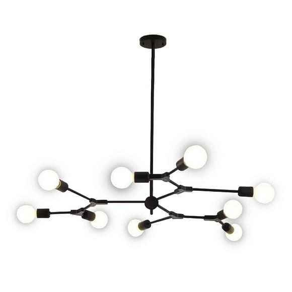 Lampara de techo estilo industrial Lámpara de araña ilios innova 9 luces