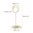 thumbnail image 2 of Table Number Holders 85mm Tall 40mm Base Width Round Golden, 12 Pieces, 2 of 5