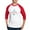 Red/White, variant on CafePress - Happy Easter Baseball Jersey - Cotton Baseball Jersey, 3/4 Raglan Sleeve Shirt