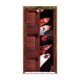thumbnail image 2 of Ganfancp Cubrepuertas Navideño Decoración Cubrepuertas Navideño Decoración de Fiesta Cubrepuertas Tapiz Liquidación 1X Colgadores de Puerta, 4X Velcro, 2 of 7