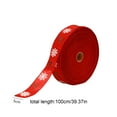 thumbnail image 3 of Clovth Bow Belt Home Decoration Holiday products 1m Christmas Flax Ribbon Reindeer Snowflake Ribbon Bow Decoration Material, 3 of 6