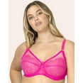 thumbnail image 2 of Smart & Sexy Women's Plus Size Retro Lace & Mesh Unlined Underwire Bra, 2 of 6