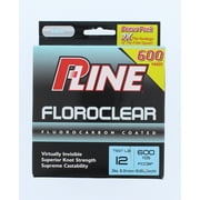 P-Line Floroclear Fluorocarbon Coated Fishing Line (12 Lb./ 600 Yds.) (Clear)