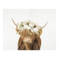 thumbnail image 3 of Straatsma, Leah 24x20 Black Modern Framed Museum Art Print Titled - Highland Cow, 3 of 5