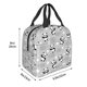thumbnail image 3 of Balery Pandas Between Clouds and Stars Bolsa de Almuerzo Aislada – Caja de Almuerzo con Papel de Aluminio Grueso, Mantiene la Comida Fresca por 4 Horas, 3 of 8