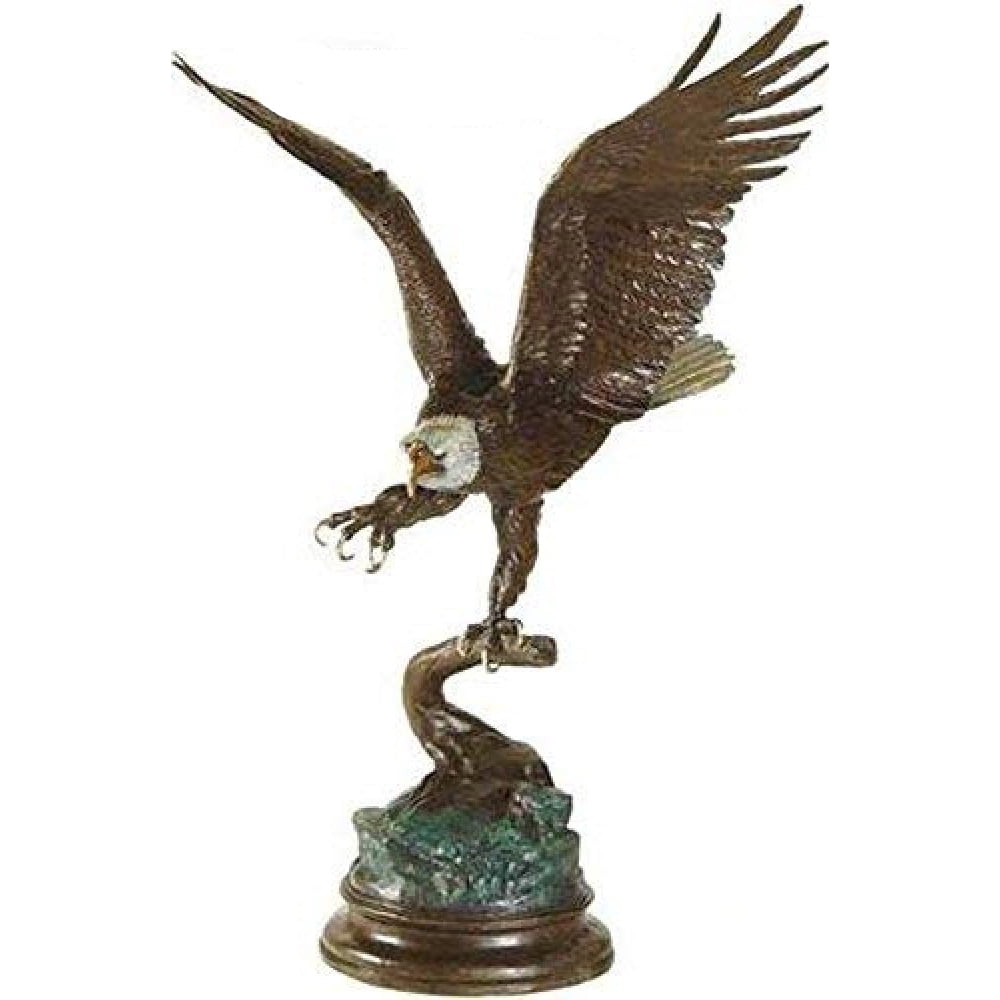 Jules Moigniez “Eagle” bronze statue sculpture regular size 31"H x 11"L