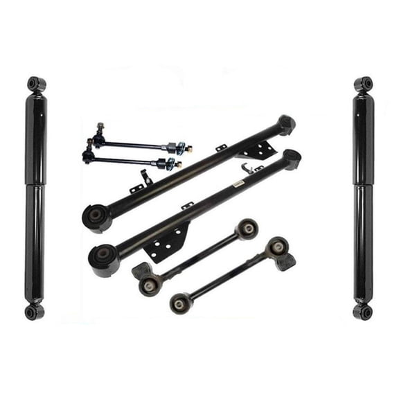 Fits 2001-2004 Nissan Pathfinder Rear Upper Lower Trailing Arm Links & Shocks