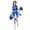 Blue, variant on Shadoumai European Style Cheerleading Set for Girls Student Role Play Stage Performance Competition Carnival Party Outfit