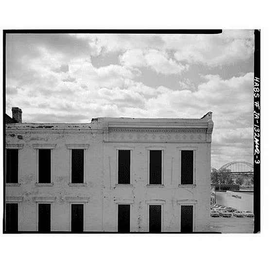 Historic Print, 305-307 West Second Street (Commercial Block), Davenport, Scott County, IA - 3, 16" x 20"