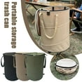 thumbnail image 3 of Garden Trash Can Folding Trash Can Garden Storage Fallen Trash Cloth Capacity Le R5k9 Oxford Outdoor Can Weed Bags Large Storage, 3 of 8