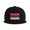 Black, variant on Snapback Hat Armenian Flag Adjustable Flat Bill Brim Hat for Men Women Casual Wear Navy Blue