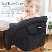 Inglesina Fast Table Hook On High Chair For Infants Up To 36 Months, Black
