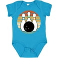 thumbnail image 3 of Inktastic Bowling Pins Ball Bowler Retro Sunset Boys or Girls Baby Bodysuit, 3 of 5