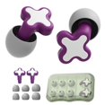 thumbnail image 2 of Bsvklp Tapón Silicona para Los Oídos Que Cancela El Ruido Del Sueño Tapón para Los Oídos Protección Auditiva (Púrpura, 2 of 8
