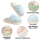 thumbnail image 3 of Zapatillas de casa peludas para mujer, zapatos de dormitorio de felpa cálidos para interiores y exteriores, 3 of 5