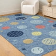 thumbnail image 6 of Addison Rugs Chantille Indoor/Outdoor Transitional Kids Blue Machine Washable Rectangle Rug, 3' x 5', 6 of 8