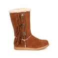 thumbnail image 2 of Liliana DD10 Women Suede Fur Lining Medallion Fringe Winter Boot, 2 of 5